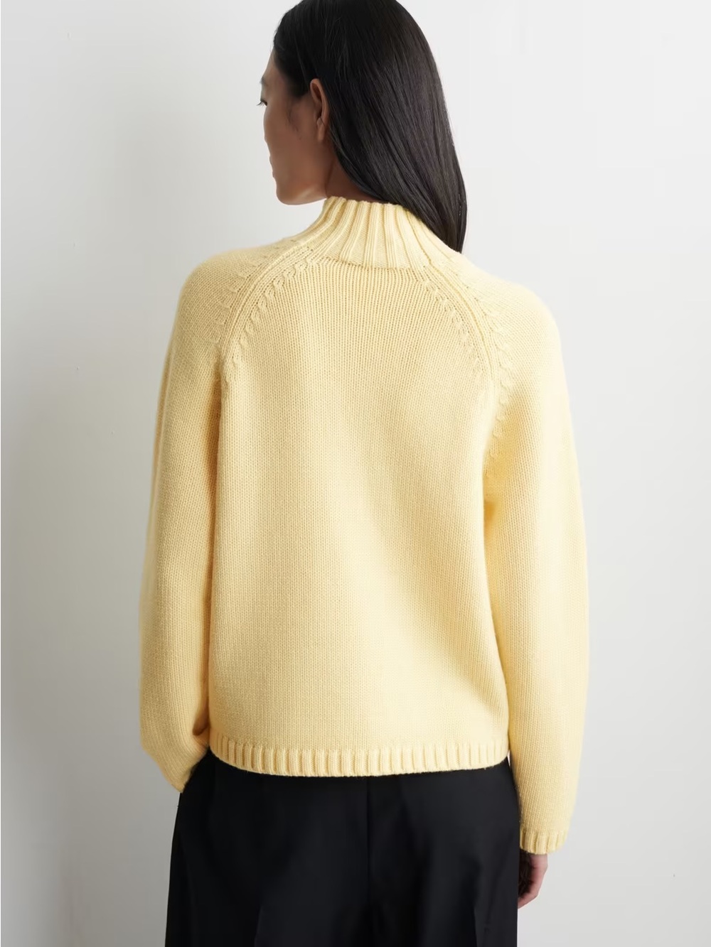 COS MERINO WOOL FUNNEL-NECK CARDIGAN - Picture 4 of 5